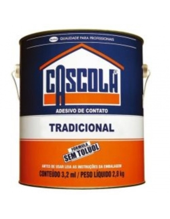 COLA CONTATO CASCOLA S/TOLUOL 2,8KG