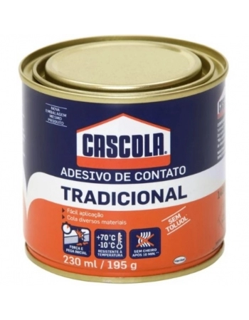 COLA CONTATO CASCOLA S/TOLUOL EXTRA 195G