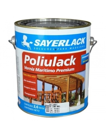 VERNIZ MARITIMO POLIULACK SAYER ACETINADO 3,6L