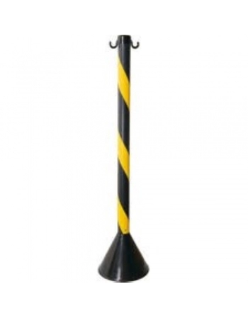 PEDESTAL PLASTCOR PVC 90CM AMARELO/PRETO