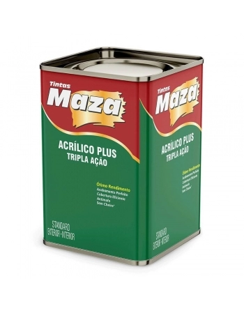 TINTA ACRILICA MAZA STANDARD (02) 18L BCO 16903