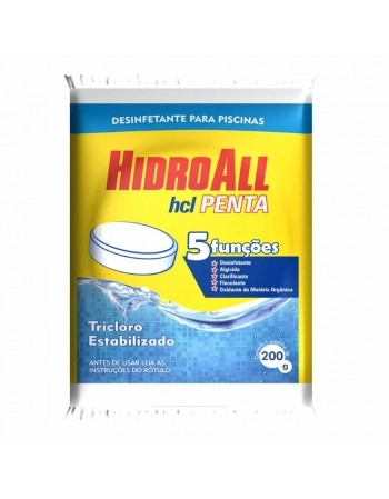 PASTILHA CLORO HCL PENTA 200G HIDROALL (N)