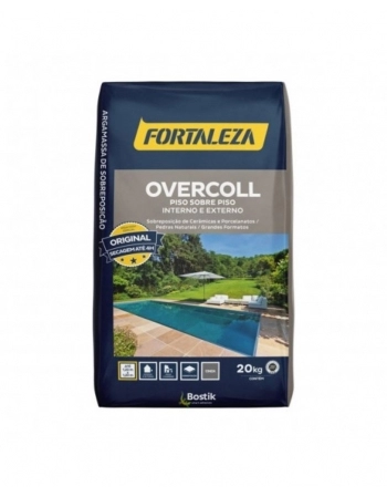 ARGAMASSA FORTALEZA OVERCOLL SUPER RAPIDO 20KG (N)