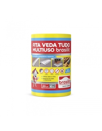 FITA MULTIUSO BRASILIT 20CMX10M (N)