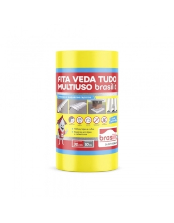 FITA MULTIUSO BRASILIT 30CMX10M (N)