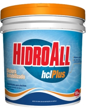 CLORO GRANULADO HCL PLUS 10KG HIDROALL (N)