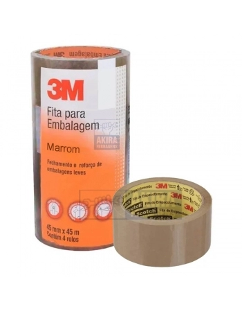 Fita para Empacotamento 3M 45mmX45m MARROM 692