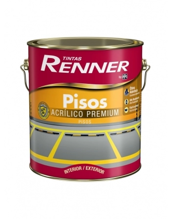 TINTA PISOS RENNER FOSCO CINZA GL3,6LT (N)