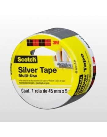 FITA SILVER TAPE 3M PRATA 45X5*