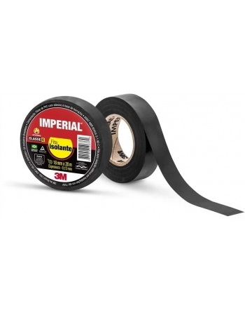 Fita Isolante 3M Imperial 18mmx05m Preta