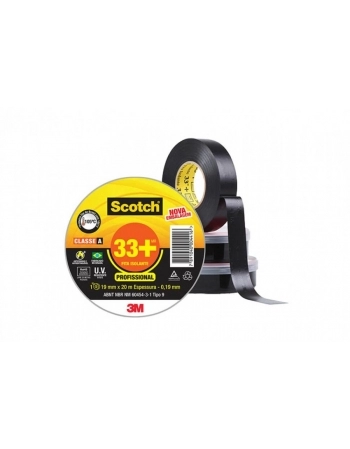 Fita Isolante 3M Scotch 33+ 19mmx20m Preta