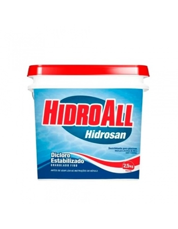 CLORO GRANULADO HIDROSAN PLUS 2,5KG HIDROALL (N)