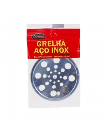 PORTA GRELHA JAPONES RED 100MM ACO INOX (N)