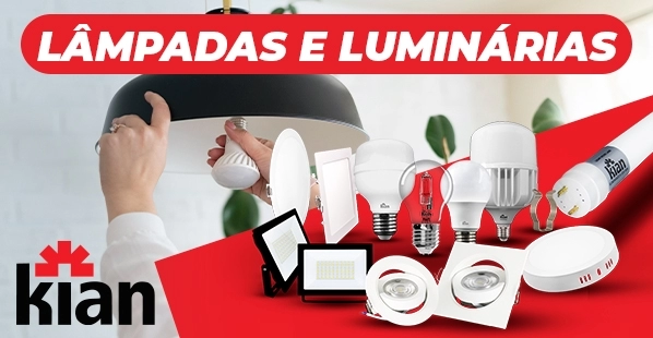 LÂMPADAS E LUMINÁRIAS KIAN